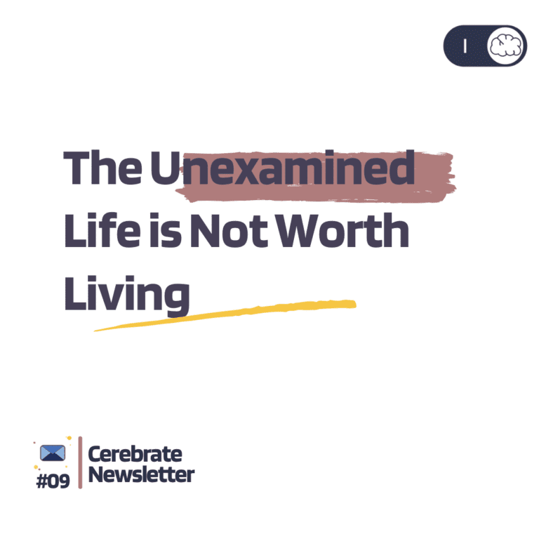 The unexamined life is not worth living