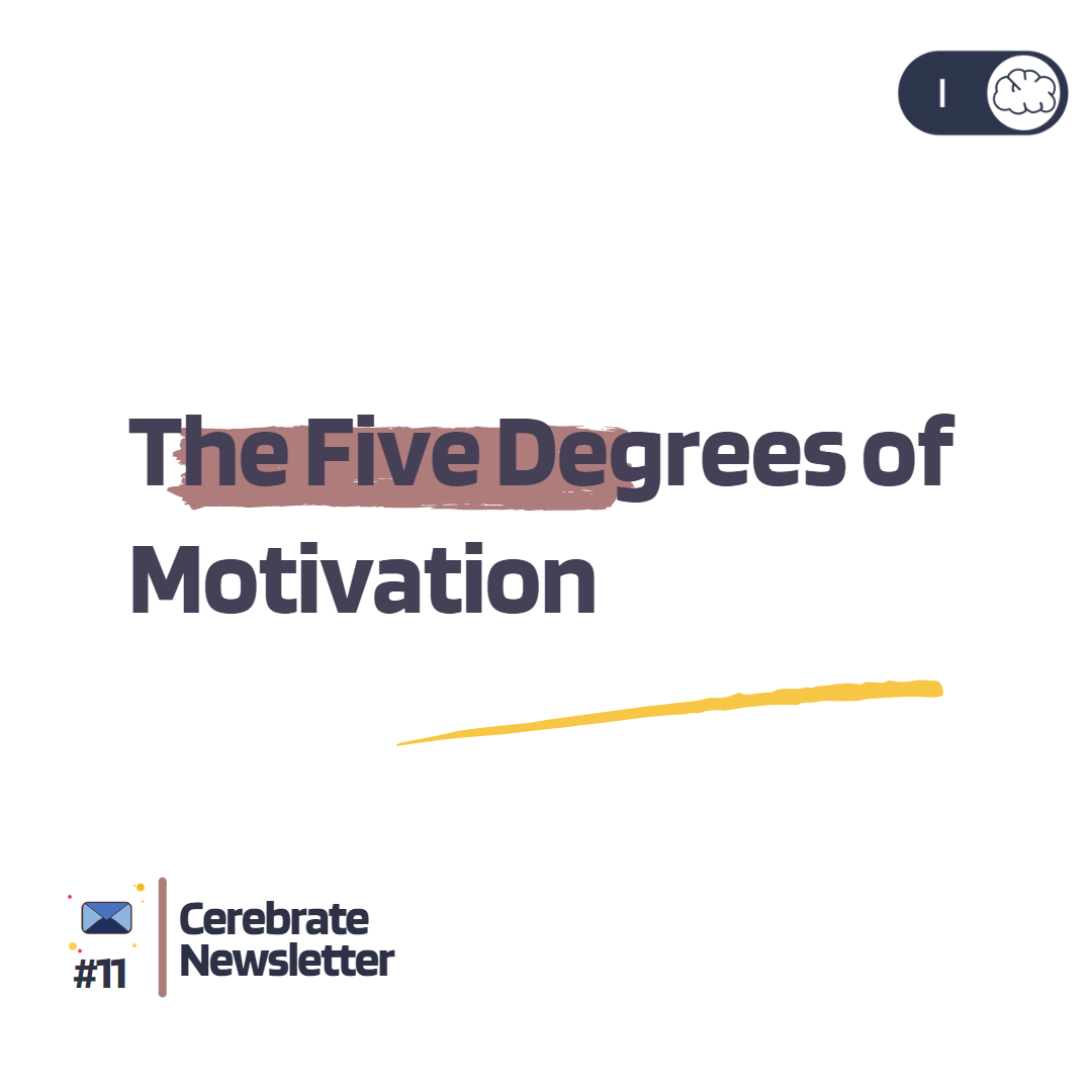 The Five Degrees OF Motivation